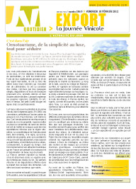 Tlcharger le journal quotidien La Journe Vinicole numro 23073 du //