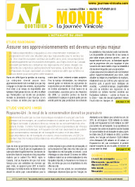 Tlcharger le journal quotidien La Journe Vinicole numro 23364 du 06/06/2019