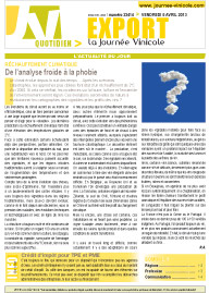 Tlcharger le journal quotidien La Journe Vinicole numro 23414 du 06/06/2019