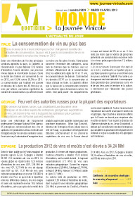 Tlcharger le journal quotidien La Journe Vinicole numro 23429 du 06/06/2019