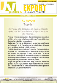 Tlcharger le journal quotidien La Journe Vinicole numro 23553 du 06/06/2019