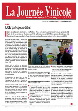 Tlcharger le journal quotidien La Journe Vinicole numro 23861 du 06/06/2019