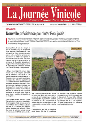 Tlcharger le journal quotidien La Journe Vinicole numro 24011 du 06/06/2019