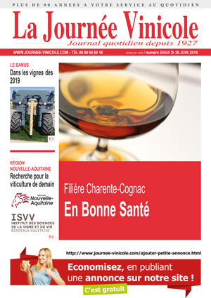 Tlcharger le journal quotidien La Journe Vinicole numro 24445 du 06/06/2019