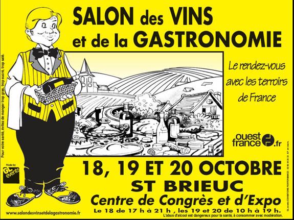 SALON DES VINS  DE SAINT-BRIEUC<br><b>Du 18 au 20 octobre au Centre de congrs QUINOXE</b>