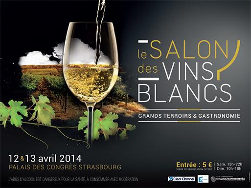 Les 12 & 13 avril 2014<br><b>Salon des Vins Blancs</b>