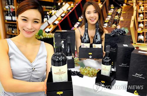 Core du Sud<br><b>Les importations de vins dpassent celles des alcools forts, le vin franais en tte</b>