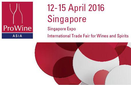 ProWein - 12 - 15 avril 2016 Singapore<br><b>Le salon leader mondial des vins et spiritueux s'exporte  Singapour</b>