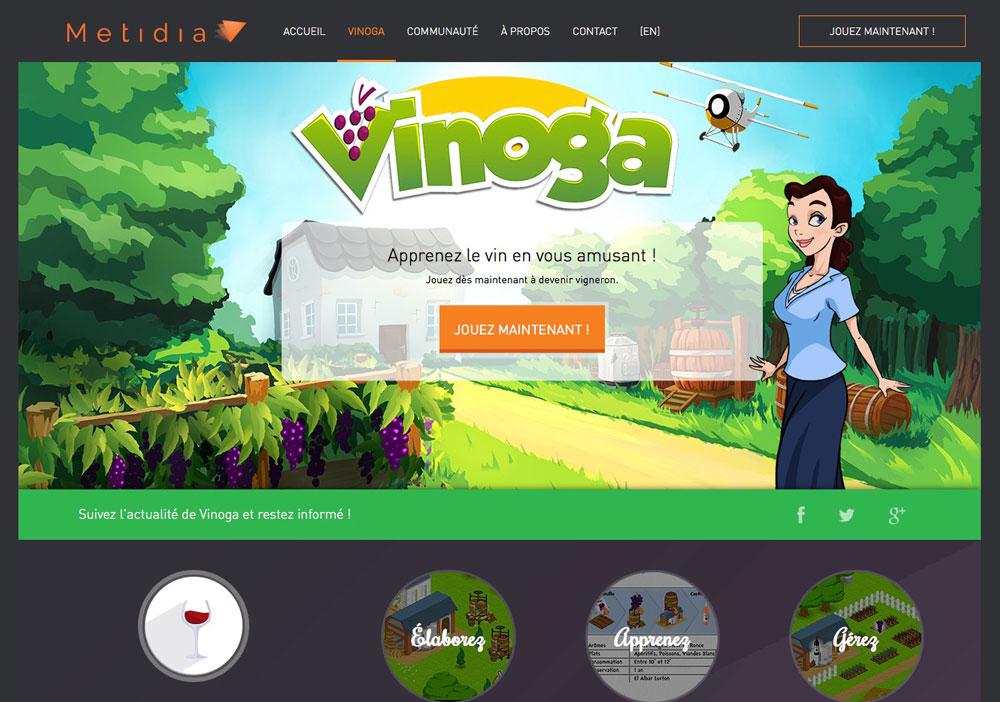 e-commerce<br><b>Leve de fond pour le jeu Vinoga et extension sur les ross</b>