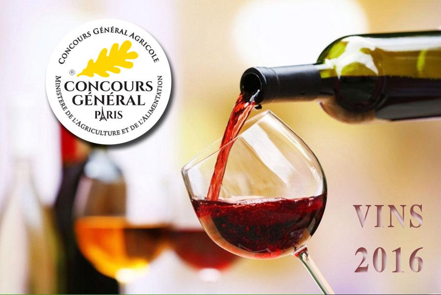Palmars 2016<br><b>Tous les rsultats des vins du Concours Gnral Agricole</b>
