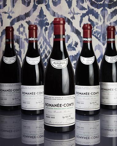 Enchres<br><b>Des bouteilles du Domaine de la Romane-Conti atteignent des records de prix</b>