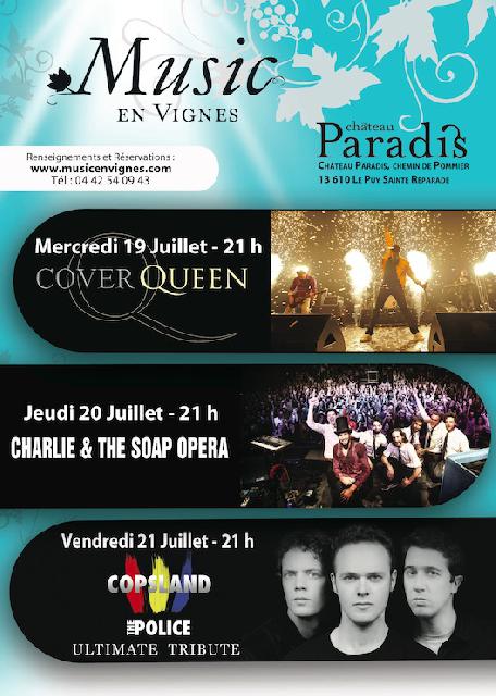 Du 19 au 21 juillet, au Chteau Paradis !<br><b>Le festival Music en Vignes est de retour</b>