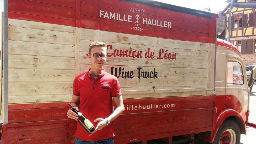 Alsace : un vigneron lance son premier wine truck<br><b>Un camion pour faire dguster les vins du domaine</b>