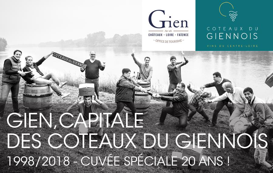 Gien<br><b>Capitale des Coteaux du Giennois 1998/2018 - Cuve spciale 20 ans !</b>