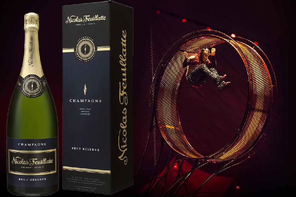 Champagne Nicolas Feuillatte<br><b>Fournisseur Officiel du Cirque du Soleil aux USA et au Canada !⁩</b>
