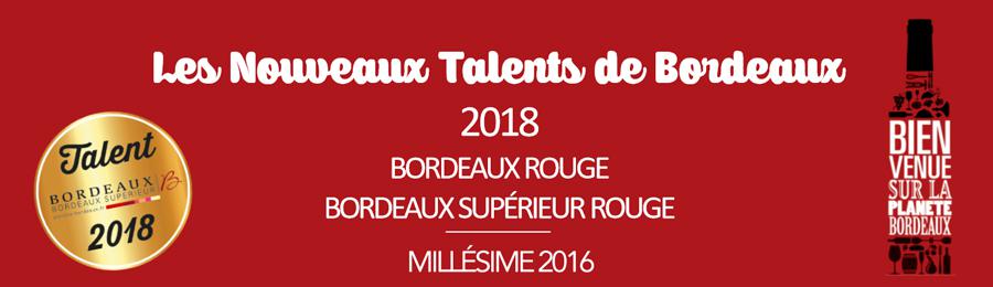 Bordeaux 2018<br><b>Dcouvrez les Talents</b>