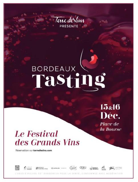 Les 15 et 16 dcembre<br><b>Bordeaux Tasting 2018 - 7eme dition du Festival des Grands Vins</b>