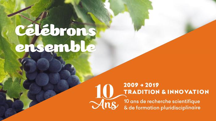 L'Institut des sciences de la vigne et du vin<br><b>Fête ses 10 ans le vendredi 24 mai à Villenave-d'Ornon</b>