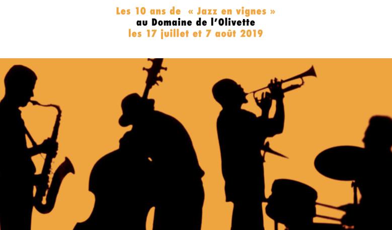 Jazz en vignes<br><b>Domaine de l'Olivette</b>